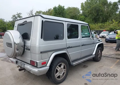 2002 Mercedes-Benz G 500 z USA, uszkodzony, nr VIN WDCYR49E42X132522